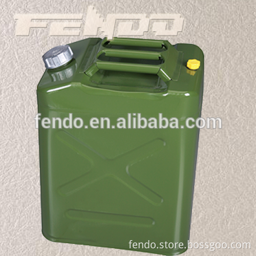10L 20L 35L green DC04 petrol jerry cans stainless steel oil drum